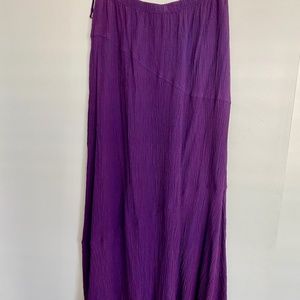 Hino & Malee Purple Skirt - Size Large